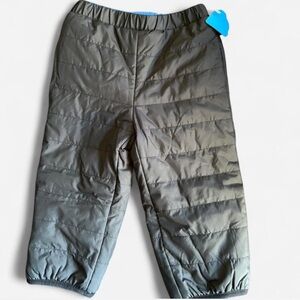 Columbia Kids Charcoal Quilted snow pants